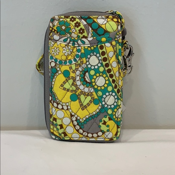 ✨ Vera Bradley All In One Wristlet Lemon Parfait - Picture 2 of 3